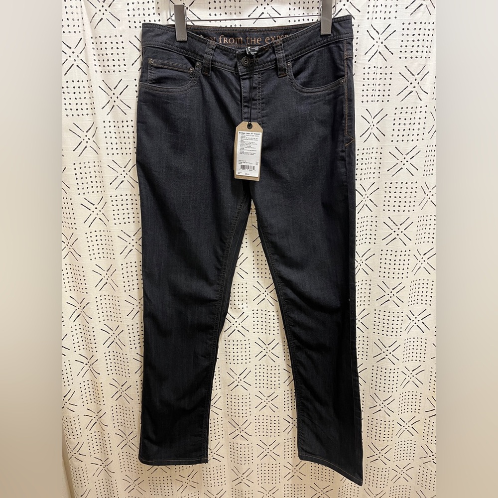 NWT Prana Men’s Bridger Slim Fit Jean 32”x30” Denim